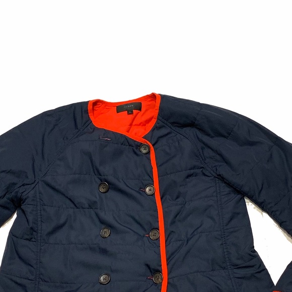 J. Crew reversible puffer coat jacket - Picture 2 of 7